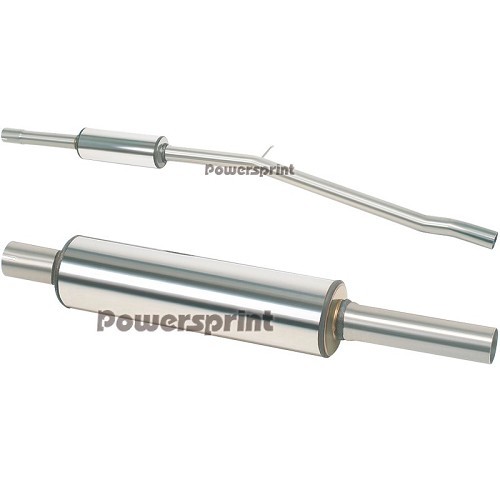 Linea in acciaio inossidabile Powersprint N-Group per 205 GTI senza catalizzatore - PE30004