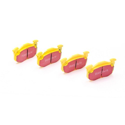  Pastillas de freno traseras EBC amarillo para 205 GTI 1.9 L - Bendix - PE30012 