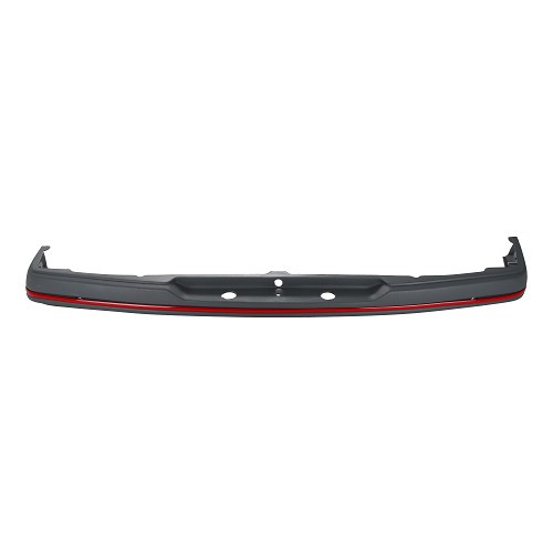 Grey rear bumper with piping for Peugeot 205 GTI and 205 CTI - PE30364