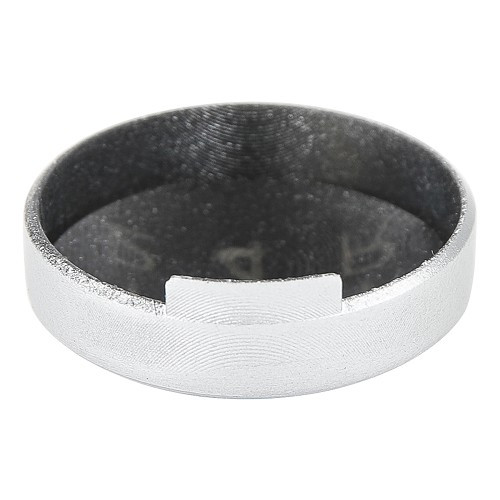 Pastille de pommeau de levier de vitesses  boite 5 gris alu pour Peugeot 306  - PE30398