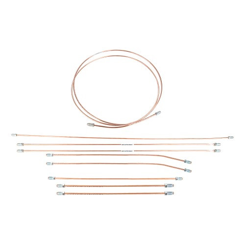     
                
                
    Kit de tuyaux de frein pour Peugeot 204 et 304 (04/1965-10/1980) - PE60001
