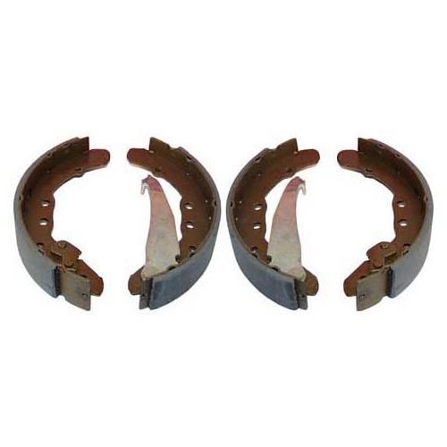  Set of 4 rear brake shoes for Polo Caddy 95 ->99 - PH26701P 