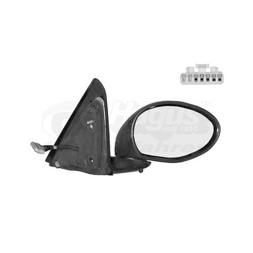  Right-hand wing mirror for ALFA ROMEO 147 - RE00017 