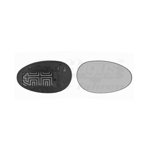  Right-hand wing mirror glass for ROVER 25, 45, 45 three parts - RE00053 