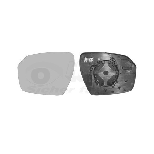  Left-hand wing mirror glass for LAND ROVER RANGE ROVER EVOQUE - RE00069 