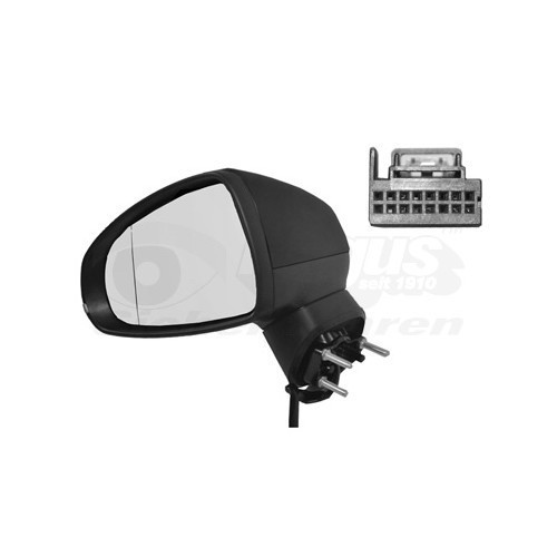  Espelho exterior esquerdo para AUDI A1, A1 Sportback - RE00081 