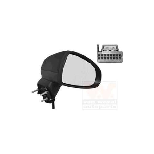  Right-hand wing mirror for AUDI A1, A1 Sportback - RE00086 