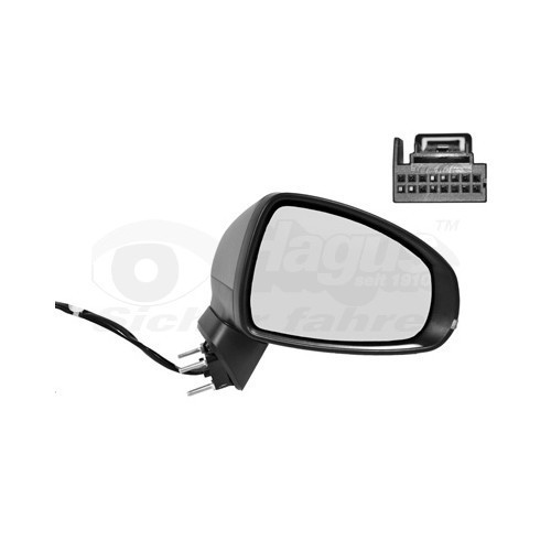  Right-hand wing mirror for AUDI A1, A1 Sportback - RE00088 