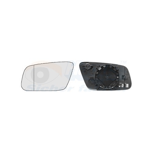  Left-hand wing mirror glass for AUDI A6, A6 Avant - RE00103 