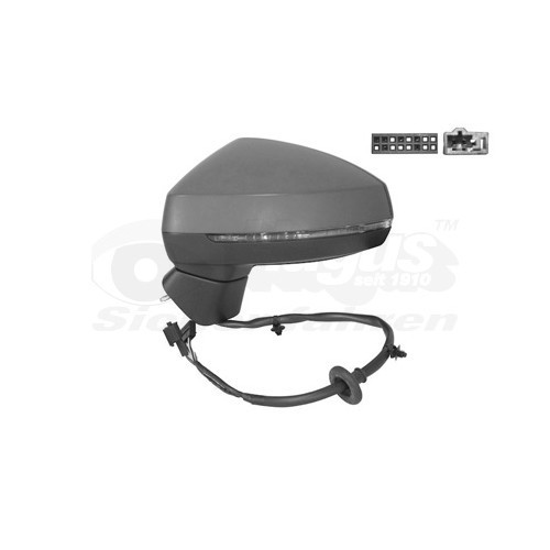  Left-hand wing mirror for AUDI A3, A3 Sportback - RE00164 