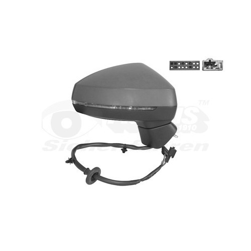  Right-hand wing mirror for AUDI A3, A3 Sportback - RE00165 
