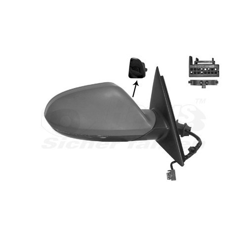  Right-hand wing mirror for AUDI A6, A6 Allroad, A6 Avant - RE00203 