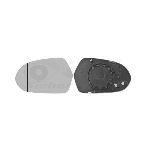 Left-hand wing mirror glass for AUDI A6, A6 Allroad, A6 Avant - RE00206 