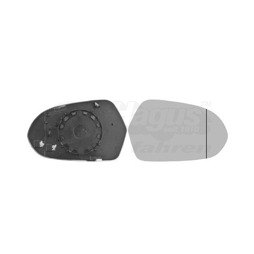  Right-hand wing mirror glass for AUDI A6, A6 Allroad, A6 Avant - RE00207 