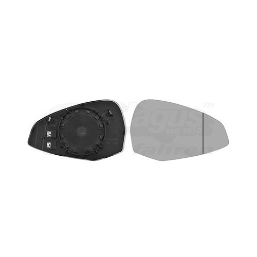  Right-hand wing mirror glass for AUDI A4, A4 Allroad, A4 Avant - RE00210 