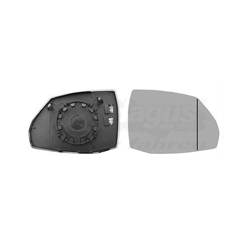  Right-hand wing mirror glass for AUDI Q7 - RE00244 