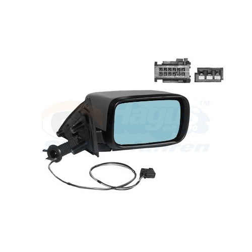 Right-hand wing mirror for BMW 5, 5 Touring - RE00286 