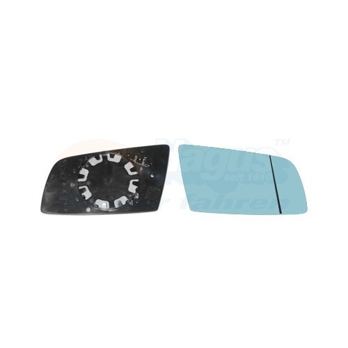  Right-hand wing mirror glass for BMW 5, 5 Touring - RE00326 