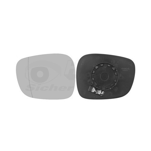 Lefthand wing mirror glass for BMW X1, X3 51162991659 RE00349