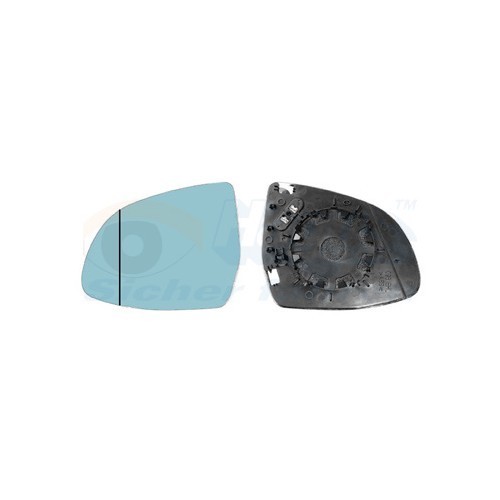  Left-hand wing mirror glass for BMW X5, X6 - RE00361 