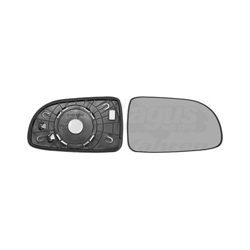  Right-hand wing mirror glass for CHEVROLET, DAEWOO - RE00380 