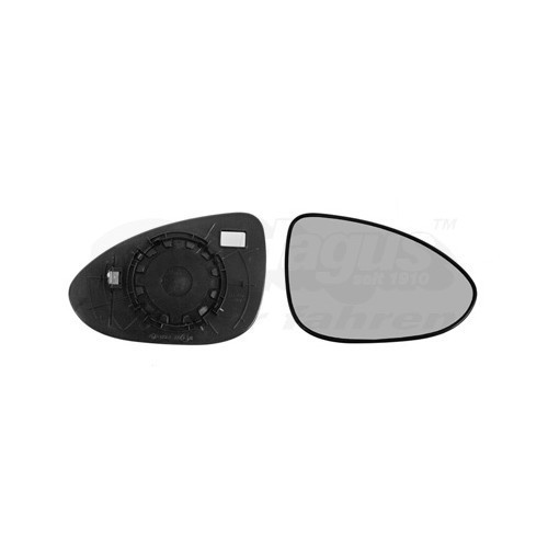  Right-hand wing mirror glass for CHEVROLET AVEO 3/5 doors, AVEO Saloon - RE00388 