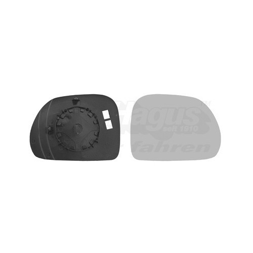  Right-hand wing mirror glass for FIAT 500L - RE00440 