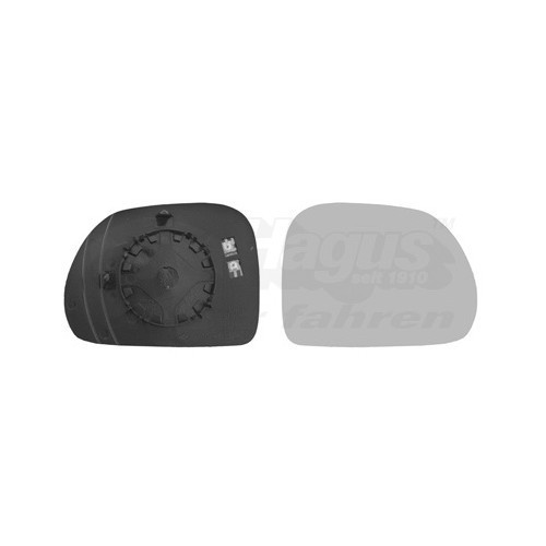  Right-hand wing mirror glass for FIAT 500L - RE00442 