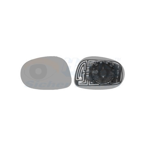  Left-hand wing mirror glass for FIAT BRAVO II - RE00493 