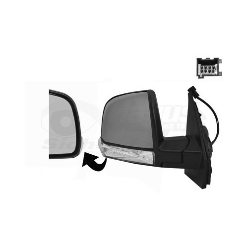  Right-hand wing mirror for FIAT, VAUXHALL - RE00509 