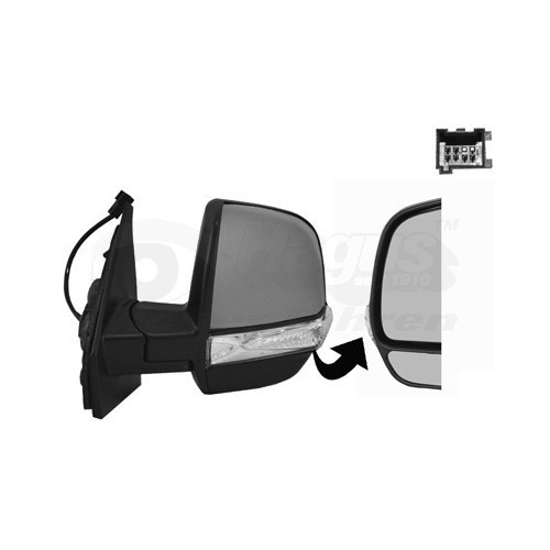  Specchio esterno sinistro per FIAT, OPEL - RE00515 