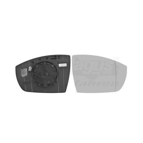  Right-hand wing mirror glass for FORD ECOSPORT - RE00620 
