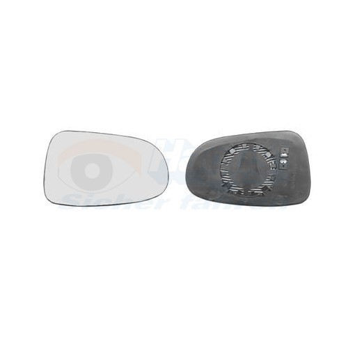  Left-hand wing mirror glass for FORD, SEAT, VW - RE00807 