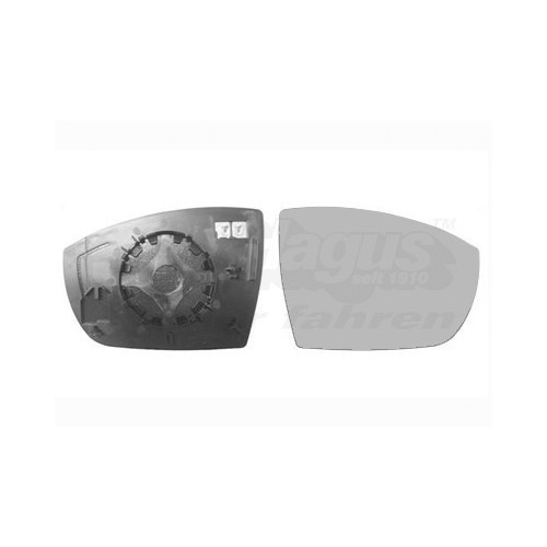  Right-hand wing mirror glass for FORD C-MAX II, C-MAX II Van, GALAXY, GRAND C-MAX, GRAND C-MAX Van, S-MAX - RE00822 