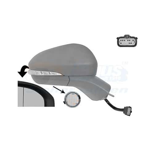  Right-hand wing mirror for FORD MONDEO V 3/5 doors, MONDEO V Turnier - RE00858 