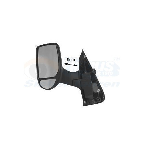  Left-hand wing mirror for FORD TRANSIT Minibus, TRANSIT Platform Van Platform/Chassis, TRANSIT Van, TRANSIT MK-7 Platform Van Platform/Chassis, TRANSIT MK-7 Minibus, TRANSIT MK-7 Van, TRANSIT TOURNEO - RE00901 
