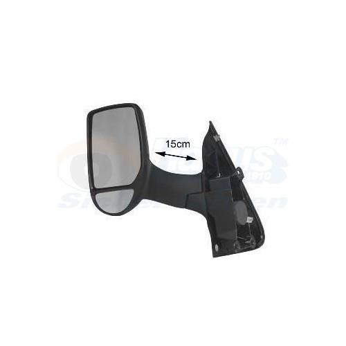  Left-hand wing mirror for FORD TRANSIT Minibus, TRANSIT Platform Van Platform/Chassis, TRANSIT Van, TRANSIT MK-7 Platform Van Platform/Chassis, TRANSIT MK-7 Minibus, TRANSIT MK-7 Van, TRANSIT TOURNEO - RE00905 