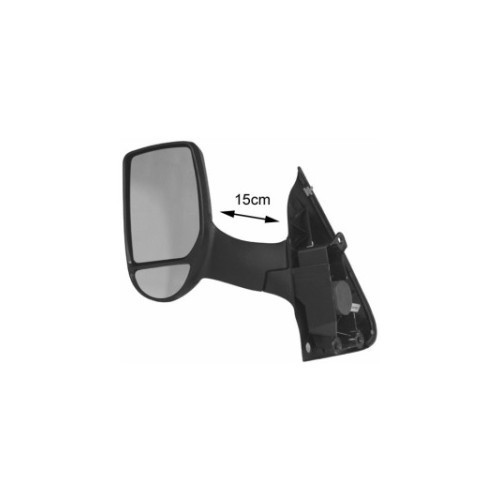  Right-hand wing mirror for FORD TRANSIT Minibus, TRANSIT Platform Van Platform/Chassis, TRANSIT Van, TRANSIT MK-7 Platform Van Platform/Chassis, TRANSIT MK-7 Minibus, TRANSIT MK-7 Van, TRANSIT TOURNEO - RE00906 