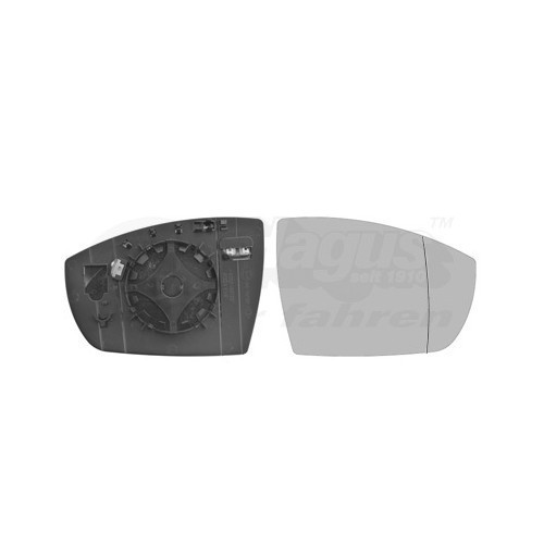  Right-hand wing mirror glass for FORD KUGA II - RE00924 