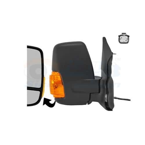  Rétroviseur extérieur droit pour FORD TRANSIT Custom Autobus/Autocar, TRANSIT Custom Camionnette - RE00982 