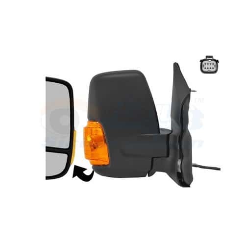  Rétroviseur extérieur droit pour FORD TRANSIT Custom Autobus/Autocar, TRANSIT Custom Camionnette - RE00990 