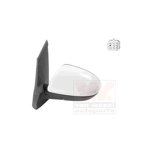  Right-hand wing mirror for MAZDA 2 - RE01040 