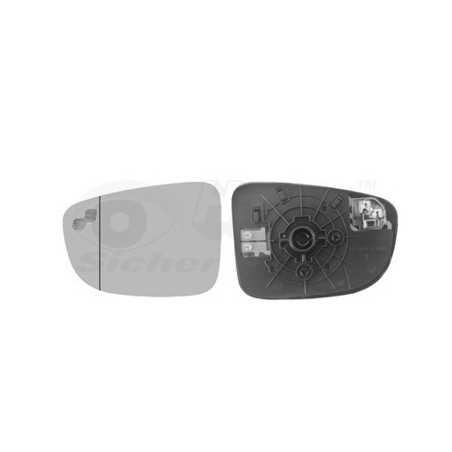  Left-hand wing mirror glass for MAZDA 6 Saloon, 6 Estate - RE01064 