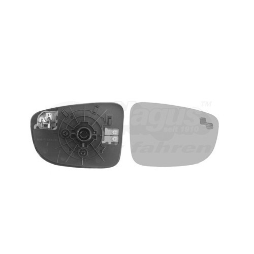 Right-hand wing mirror glass for MAZDA 6 Saloon, 6 Estate - RE01065 