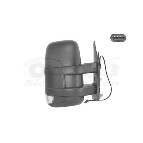  Right-hand wing mirror for IVECO DAILY IV Minibus, DAILY IV Tipper, DAILY IV Platform Van Platform/Chassis, DAILY IV Van/Saloon - RE01094 