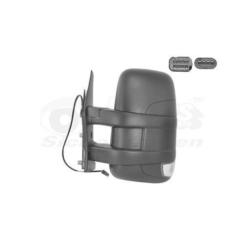  Left-hand wing mirror for IVECO DAILY IV Minibus, DAILY IV Tilt Truck, DAILY IV Platform Van Platform/Chassis, DAILY IV Van/Saloon - RE01095 