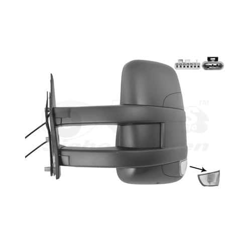  Left-hand wing mirror for IVECO DAILY V Tilt truck, DAILY V Van Platform/Chassis, DAILY V Van/Saloon - RE01117 