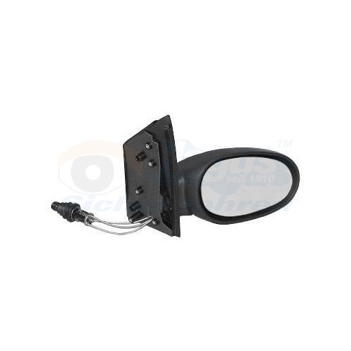  Right-hand wing mirror for SMART CABRIO, CITY-COUPE, FORTWO Cabrio, FORTWO Coupé - RE01128 