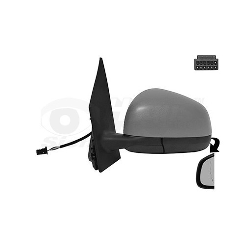  Left-hand wing mirror for SMART FORTWO Coupé, FORTWO Convertible - RE01147 