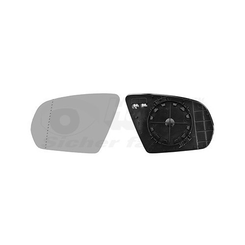  Left-hand wing mirror glass for MERCEDES-BENZ C CLASS, C CLASS Coupe, C CLASS Convertible, C CLASS T-Model, S CLASS, S CLASS Coupe, S CLASS Convertible, GLC - RE01149 